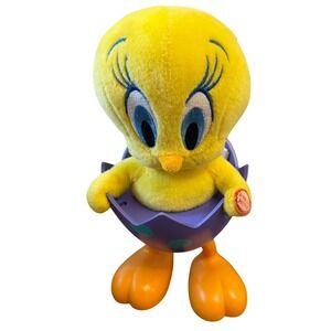 Hallmark Tip & Fall Tweety Bird Sound Motion Easter  Plush Toy 2013 Loony Tunes